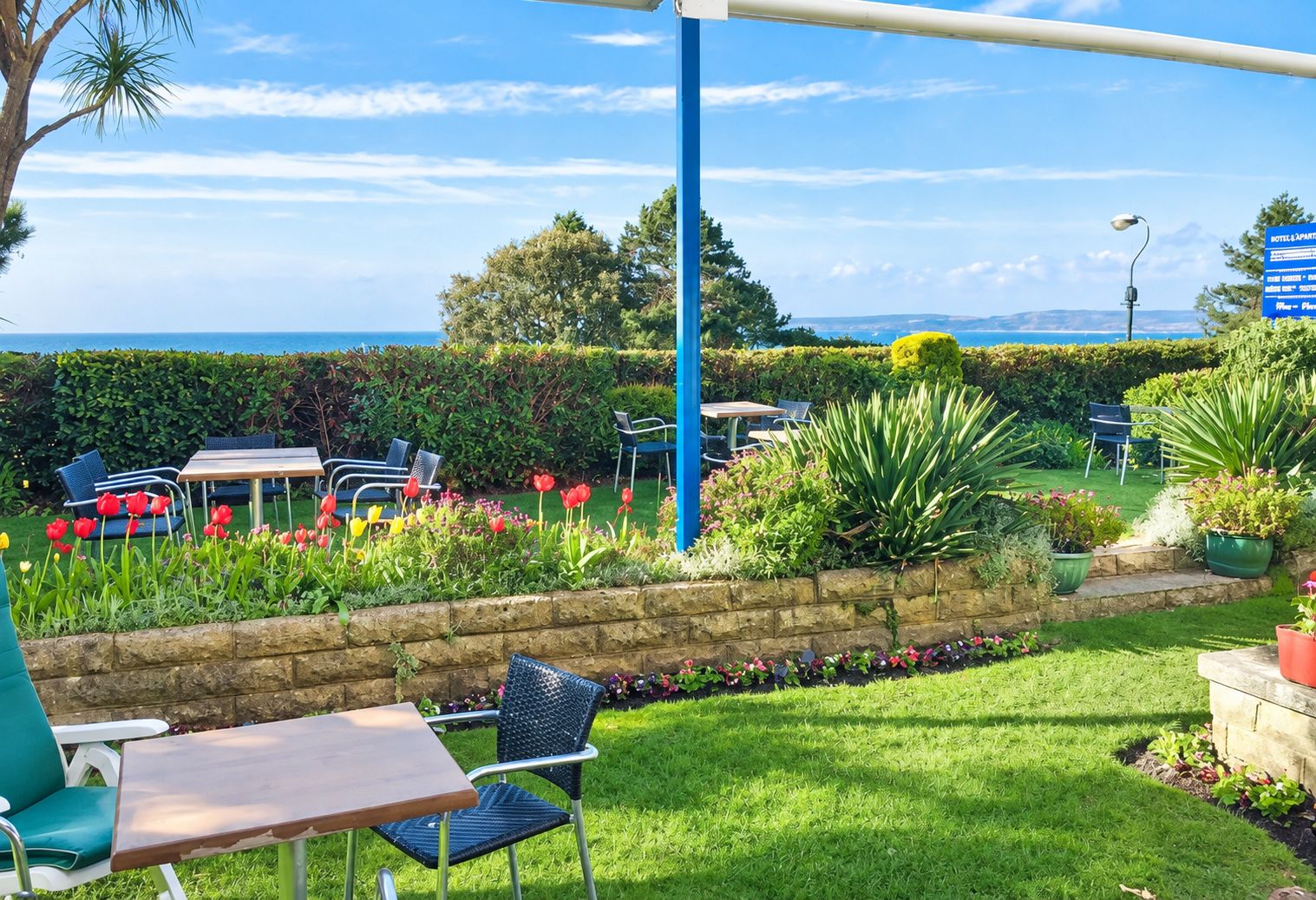 The gardens at the Cavendish